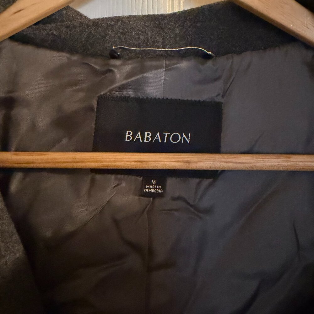 Babaton (Aritzia) Wool Coat – Grey (Classic Style)